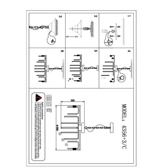 Newport 4356+3/C gold; М0062726 Люстра gold, изображение 5