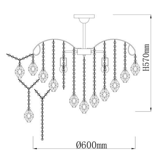 De City 111014806 Люстра Бриз, изображение 12