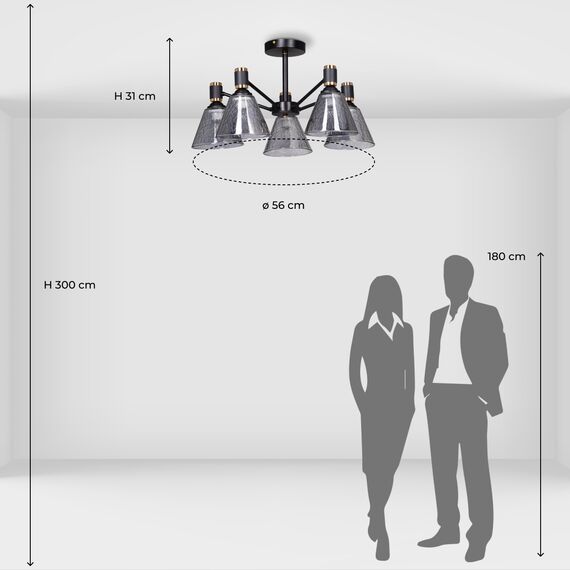 De City 635011205 Люстра потолочная Dela, изображение 11