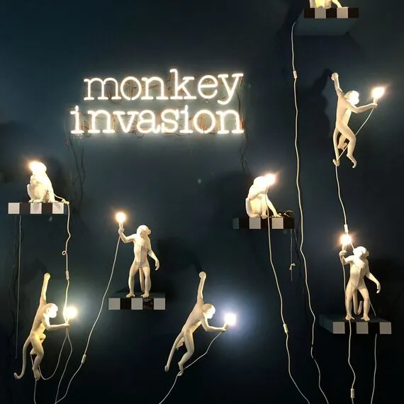 Seletti 00119886; 14920 Настольная лампа Monkey Lamp Standing, изображение 7