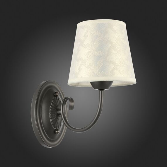 EVOLUCE SLE120301-01 Светильник настенный Темно-серый/Бежевый E14 1*40W RIMENTO, изображение 8