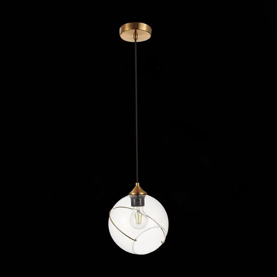 EVOLUCE SLE103103-01 Подвес Золотистый/Прозрачный E27 1*60W, изображение 7