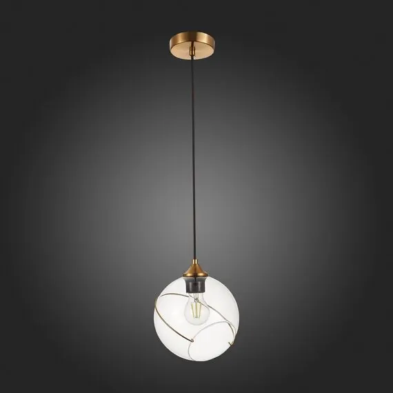 EVOLUCE SLE103103-01 Подвес Золотистый/Прозрачный E27 1*60W, изображение 10