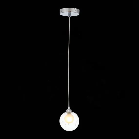 ST LUCE SL431.113.01 Подвес ST-Luce Хром/Прозрачный, Белый G9 1*5W, изображение 4