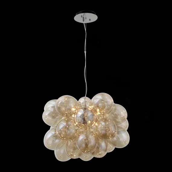 ST LUCE SL432.203.12 Люстра подвесная ST-Luce Хром/Коньячный G9 12*5W, изображение 4