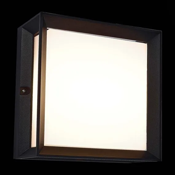 ST LUCE SL077.402.01 Светильник уличный потолочный ST-Luce Черный/Белый LED 1*12W 3000K, изображение 6
