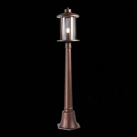 ST LUCE SL080.415.01 Светильник уличный наземный ST-Luce Темный кофе/Прозрачный, Темный кофе E27 1*60W, изображение 4