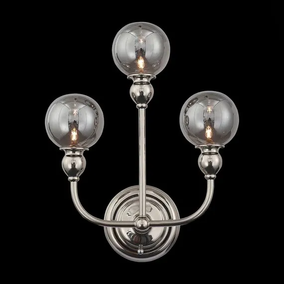 ST LUCE SL552.101.03 Бра ST-Luce Никель/Дымчатый G9 3*5W, изображение 5