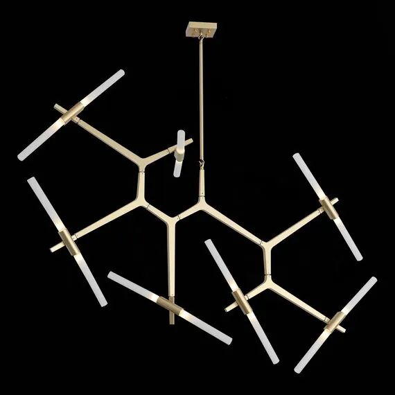 ST LUCE SL947.202.14 Люстра потолочная ST-Luce Золотистый/Белый G9 14*5W, изображение 5