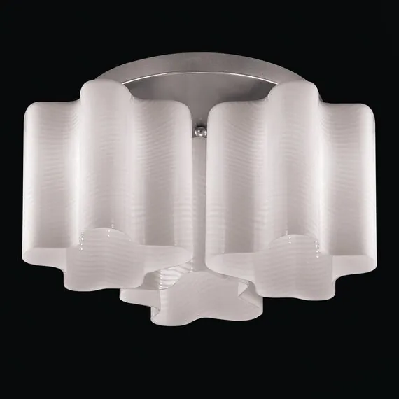 ST LUCE SL117.502.03 Люстра потолочная ST-Luce Серебристый/Белый с полосками E27 3*60W, изображение 3