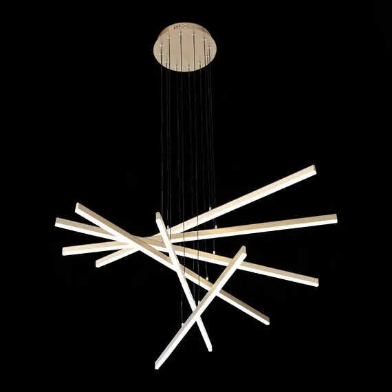 ST LUCE SL394.223.06 Светильник подвесной ST-Luce Матовое золото/Белый LED 6*16,6W 4000K, изображение 11