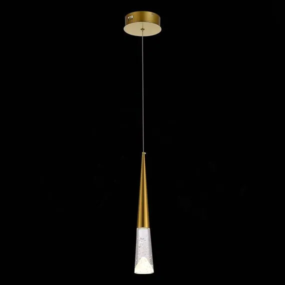 ST LUCE SL6111.203.01 Люстра подвесная ST-Luce Золотистый/Прозрачный LED 1*3W 3000K, изображение 5