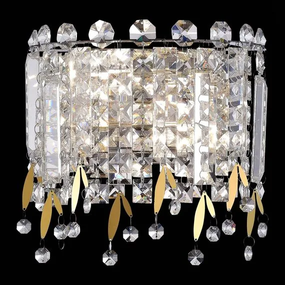 ST LUCE SL1655.201.02 Бра ST-Luce Золотистый/Прозрачный E14 2*40W, изображение 5