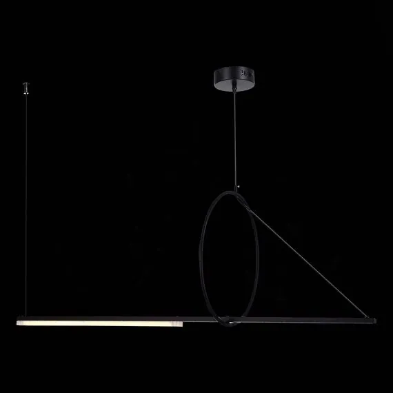 ST LUCE SL6113.403.01 Светильник подвесной ST-Luce Черный LED 1*12W 3000K, изображение 5