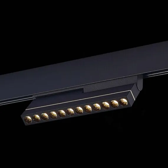 ST LUCE ST805.436.12 Магнитный трековый светильник Черный LED 1*12W 3000K 450Lm Ra>90 36° IP20 L220xW22xH117, изображение 5