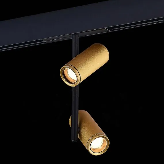 ST LUCE ST808.236.16 Магнитный трековый светильник Золотистый LED 1*16W 3000K 1 100Lm Ra>90 36° IP20 D45xH24, изображение 5
