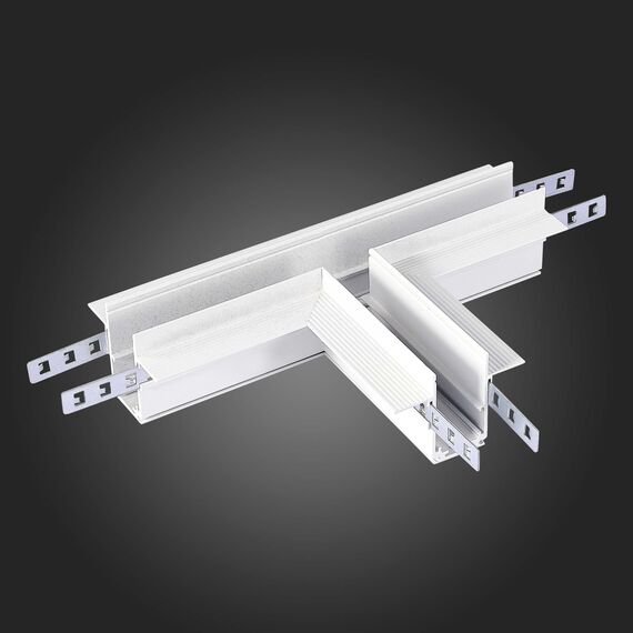 ST LUCE ST007.599.12 Коннектор T-образный для встраиваемого магнитного шинопровода под ГКЛ 12мм Белы, изображение 5