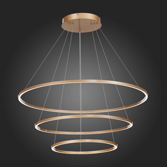 ST LUCE ST605.203.114 Cветильник подвесной SMART Золотистый/Белый LED 1*114W 2800-6500K, изображение 4