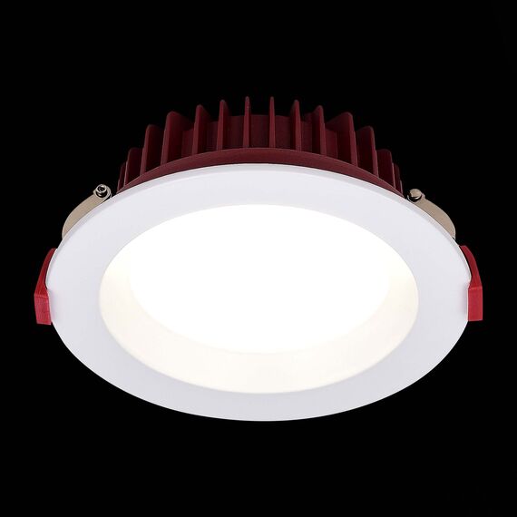ST LUCE ST752.538.18 Светильник встраиваемый. Белый LED 1*18W 3000K 1 440Lm Ra80 100° IP44 D140xH52 100-240VV, изображение 5
