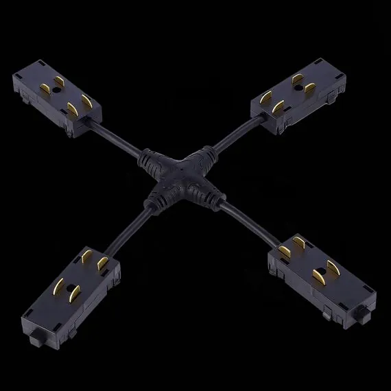 ST LUCE ST015.422.20 X- образный коннектор Skyline 220 Черный