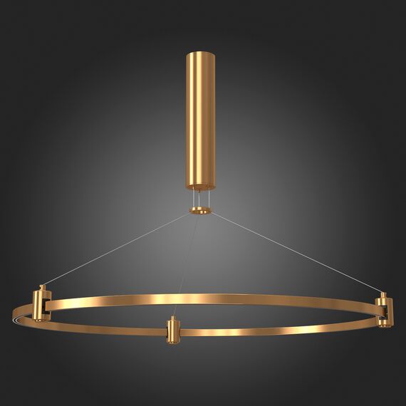 ST LUCE ST025.213.00 Шинопровод-кольцо FARM с подвесами и основанием под блок питания ST-Luce Золотистый, изображение 4