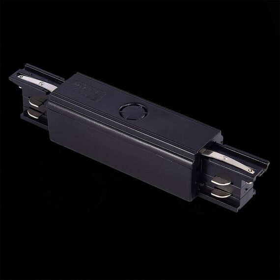 ST LUCE ST030.409.13 Центральный токоподвод для трехфазного шинопровода ST-Luce Черный TRACE