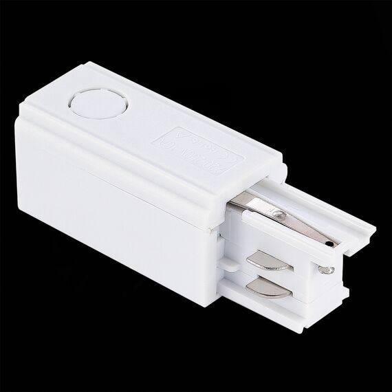 ST LUCE ST030.509.10L Левый Токоподвод для трехфазного шинопровода Белый