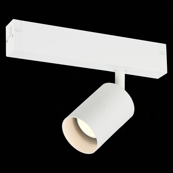 ST LUCE ST505.506.01 Светильник трековый Белый GU10 1*50W  IP20 L82xW70xH172 180-240V Без ламп, изображение 5