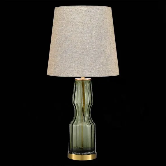 ST LUCE SL1005.904.01 Прикроватная лампа ST-Luce Оливковый, Латунь/Серый E27 1*40W, изображение 5