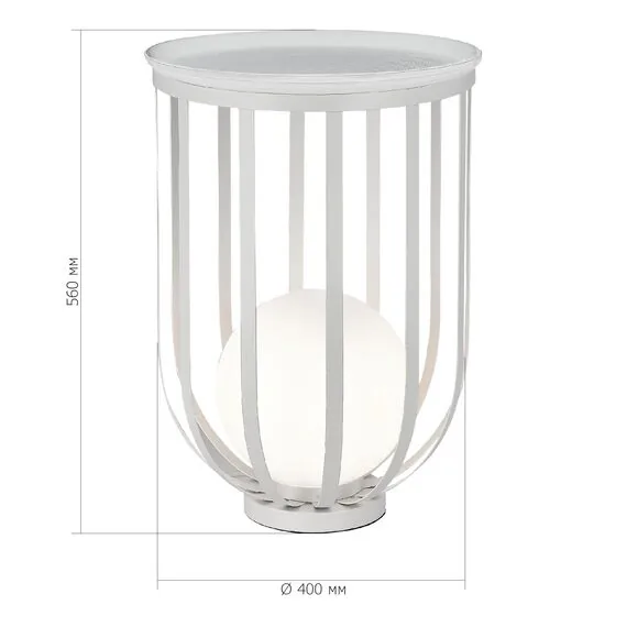 ST LUCE SL6129.504.01 Светильник настольный ST-Luce Белый/Белый E27 1*60W, изображение 13