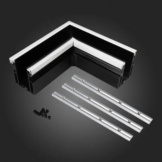 ST LUCE ST003.479.01 Угол-соединитель для профиля SKYLINE 48 с демпф. системой Черный, изображение 5