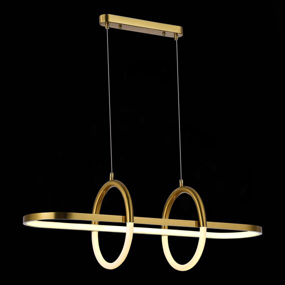 ST LUCE SL1579.313.01 Светильник подвесной ST-Luce Золотистый/Белый LED 1*48W 3000K, изображение 4