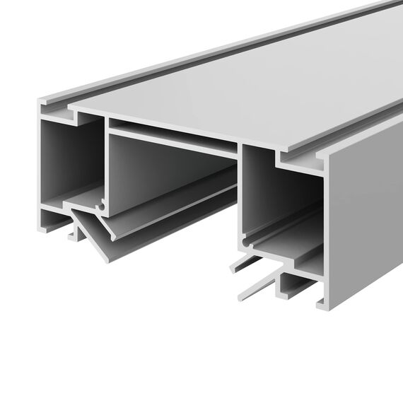 ST LUCE ST1047.539.02 Профиль для монтажа 48 под натяж. потолок ST-Luce Белый L3000мм (Заглуш внеш 2 в ком) SKYLINE 48