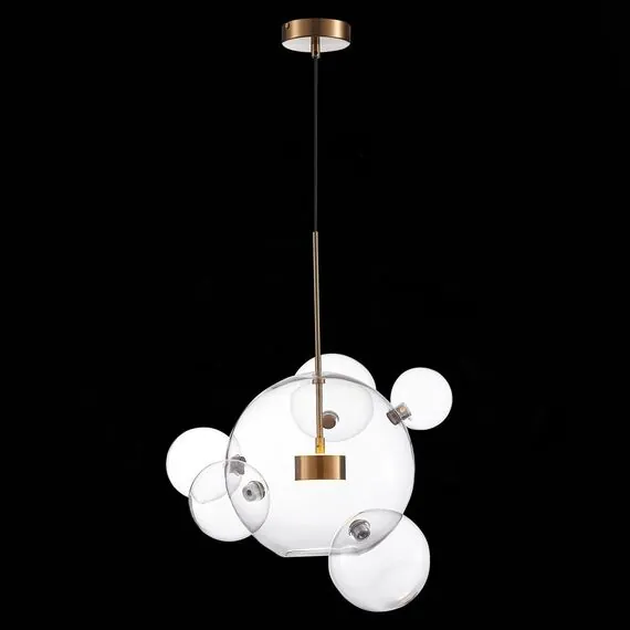 ST LUCE SL1133.213.01 Светильник подвесной ST-Luce Латунь/Прозрачный LED 1*14W 3000K, изображение 6