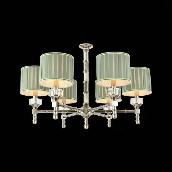 ST LUCE SL1121.103.06 Люстра подвесная ST-Luce Никель/Оливковый E14 6*40W, изображение 6