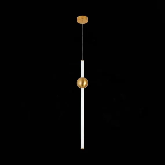 ST LUCE SL1222.213.01 Светильник подвесной ST-Luce Золотистый/Золотистый, Белый LED 1*18W 4000K, изображение 4