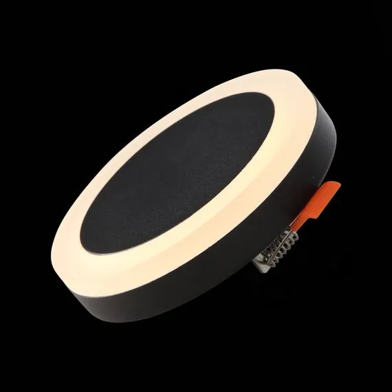 ST LUCE ST104.402.06 Светильник встраиваемый Черный LED 1*6W 3000K 468Lm Ra>80 120° IP20 D110xH20 170-240V, изображение 5