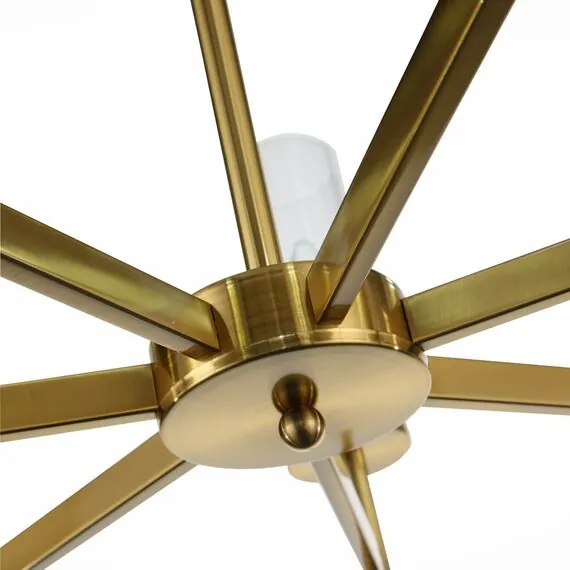 ST LUCE SL1159.303.07 Люстра подвесная ST-Luce Латунь/Латунь, Прозрачный E14 7*60W, изображение 3