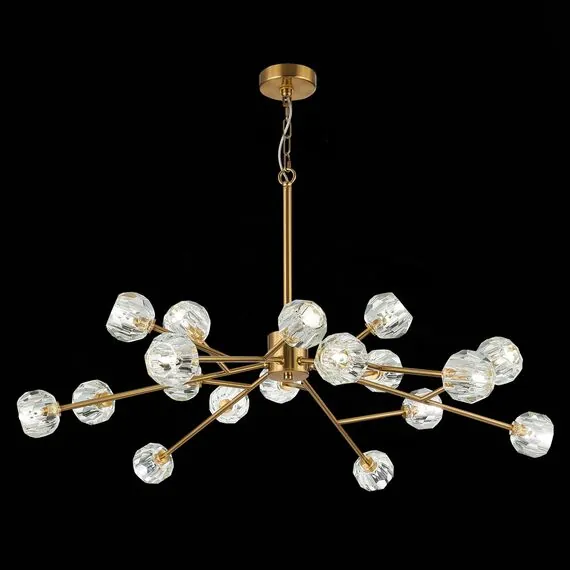 ST LUCE SL1166.303.18 Светильник подвесной ST-Luce Латунь/Прозрачный G9 LED 18*5W, изображение 4