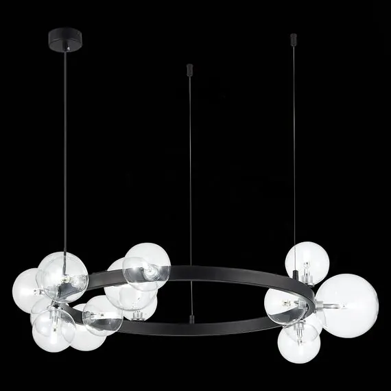 ST LUCE SL1165.402.15 Светильник подвесной ST-Luce Черный/Прозрачный G4 15*5W, изображение 5