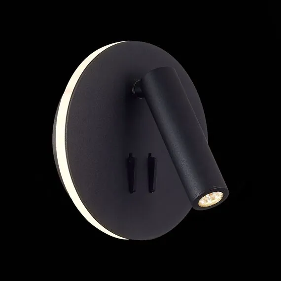 ST LUCE SL1586.413.01 Светильник настенный Черный LED 1*8W 3000K 624Lm Ra>80 24° IP20 L-xW155xH155 170-240V, изображение 4