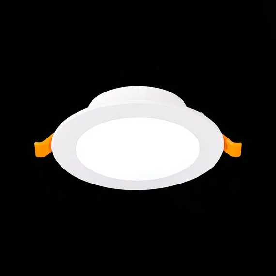 ST LUCE ST210.548.08 Светильник встраиваемый. Белый LED 1*8W 4000K 640Lm Ra80 110° IP20 D120xH30 220-240V, изображение 4