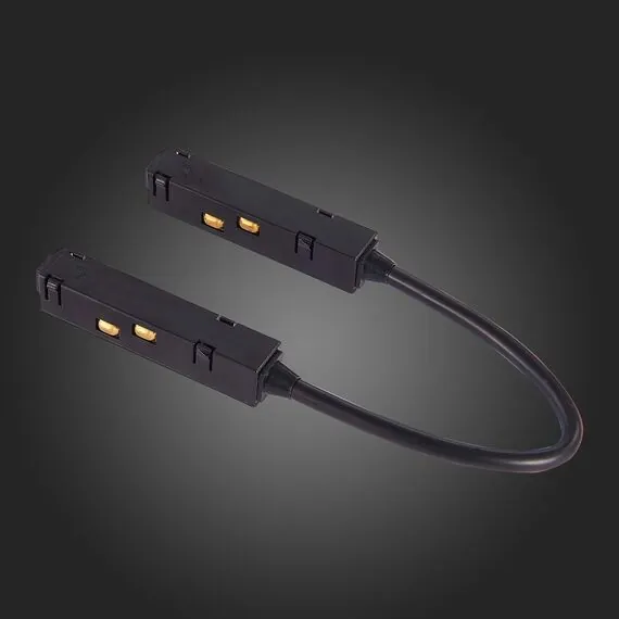 ST LUCE ST006.449.00 Коннектор питания угловой для магнитного шинопровода  Черный, изображение 6