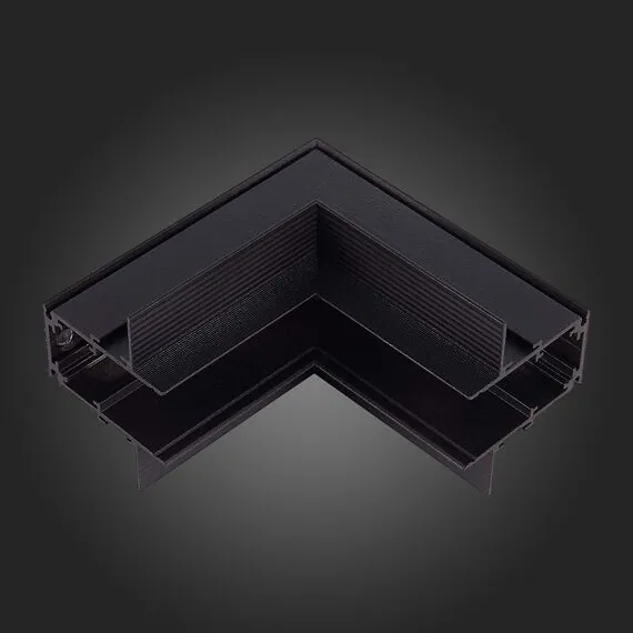 ST LUCE ST007.449.00 Внутренний угол-соединитель для встраиваемого магнитного шинопровода Черный, изображение 5