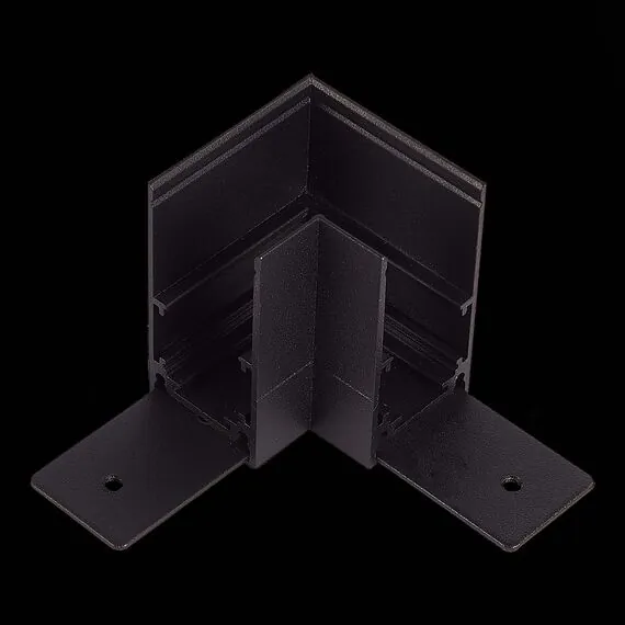 ST LUCE ST007.419.00 Угол-соединитель для подвесного / накладного магнитного шинопровода  Черный