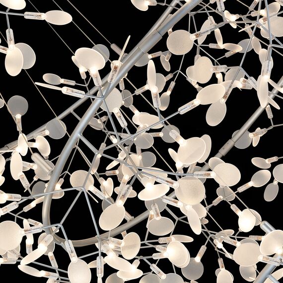 ST LUCE SL379.103.486 Люстра подвесная ST-Luce Серебристый/Белый LED 486*0,5W 3500K RAFINA, изображение 8