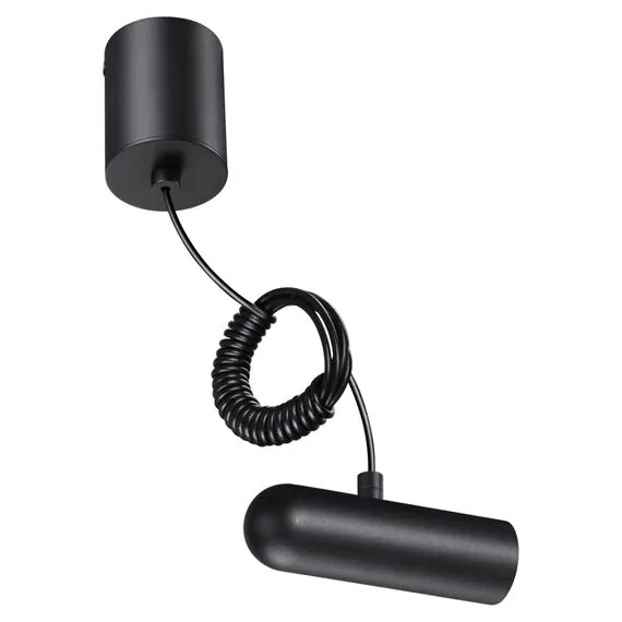 NOVOTECH 359385 KONST NT24 черный База накладная для ввода питания с заглушкой и проводом-подвесом (длина провода – 2м) IP20 48V GLAT