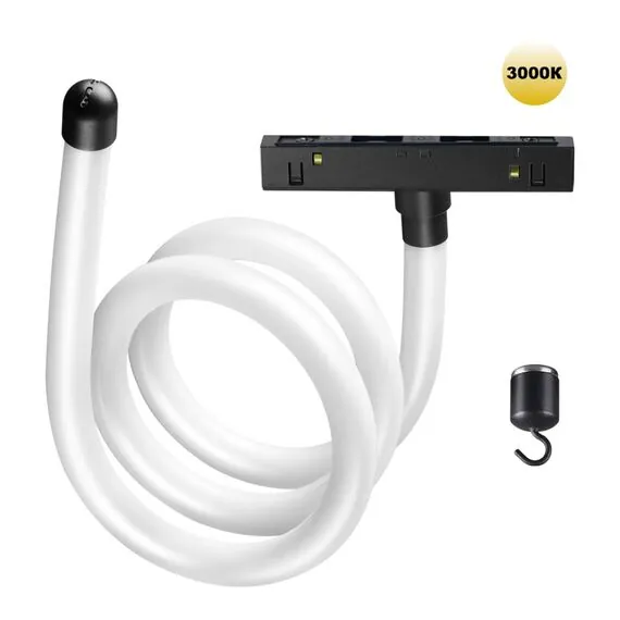 NOVOTECH 359137 KONST NT23 068 черный Трековый светильник для низковольтного шинопровода FLUM IP20 LED 3000К 14W 48V 1400Лм RAMO