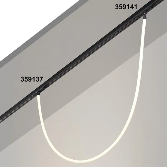 NOVOTECH 359137 KONST NT23 068 черный Трековый светильник для низковольтного шинопровода FLUM IP20 LED 3000К 14W 48V 1400Лм RAMO, изображение 4