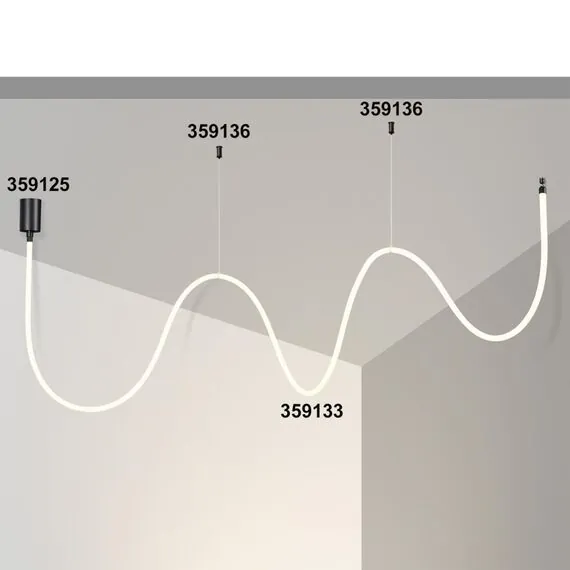 NOVOTECH 359125 KONST NT23 190 черный База для накладного монтажа светильников 359128-359133 IP20 15-40W 170-265V RAMO, изображение 4